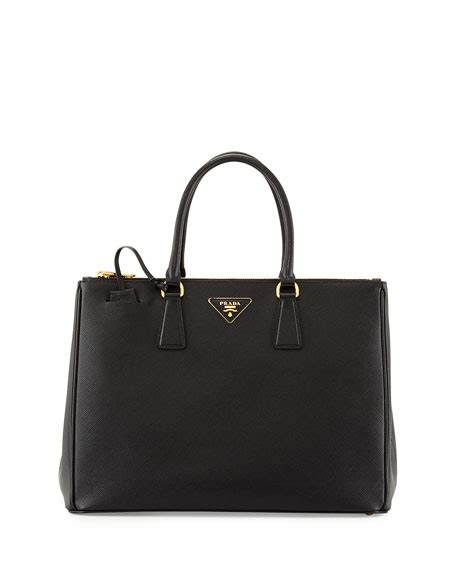 prada saffiano medium executive tote bag black nero|Prada saffiano tote price.